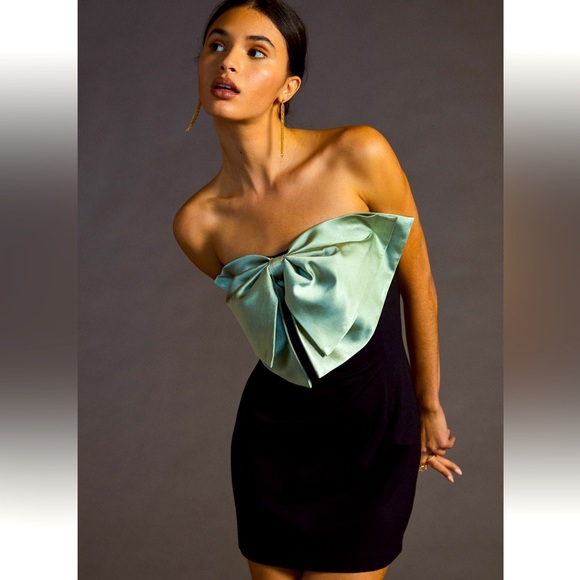 Eva Franco Bow-Tie Mini Dress size 18W (Sold out) - Picture 1 of 8